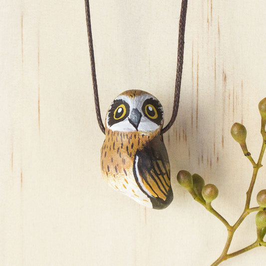 Songbird Boobook Owl Whistle Necklace