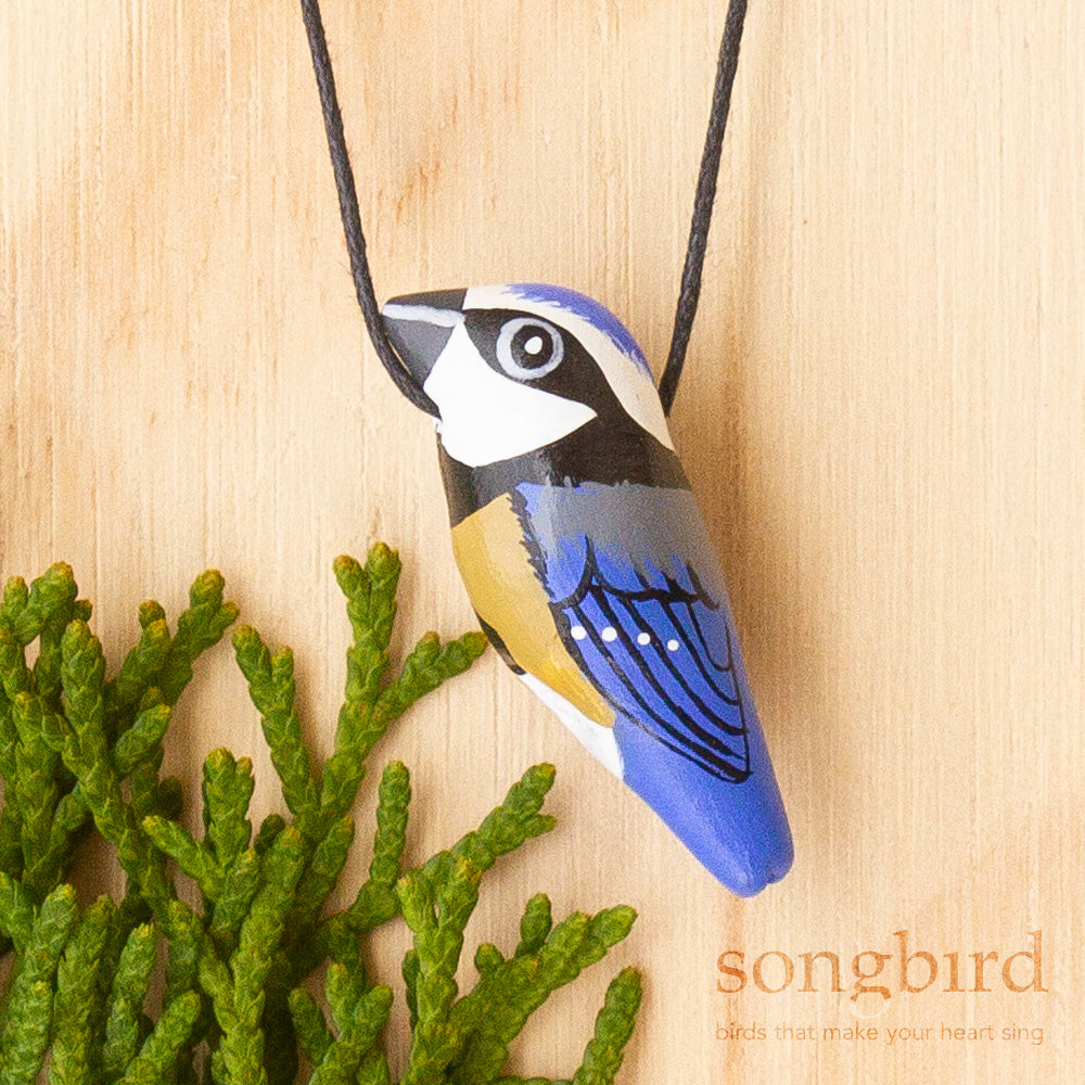 Songbird  Blue Tit Whistle Necklace