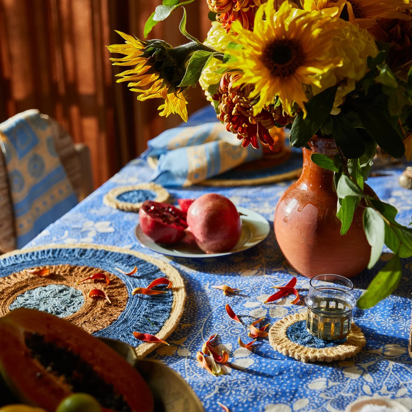 Sage & Clare Salina Linen Tablecloth