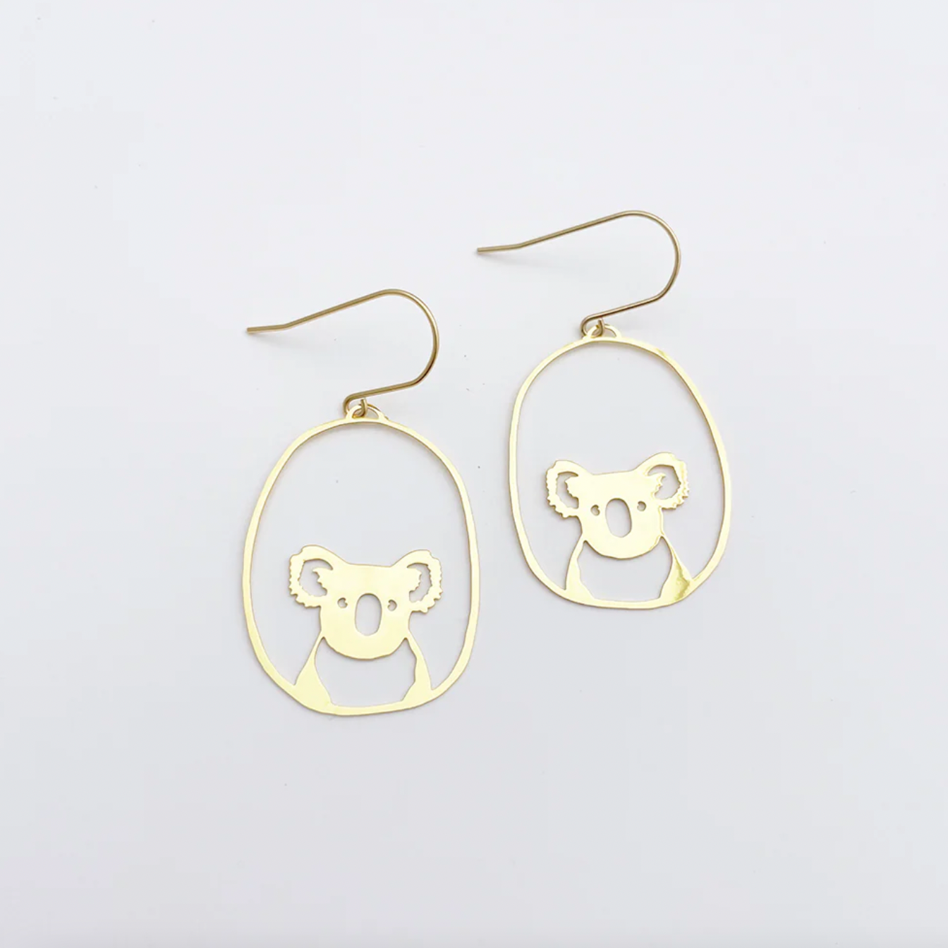 Denz Midi Gold Koala Earring