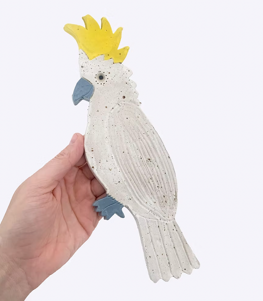 Togetherness Ceramic Wallhanging - Cockatoo