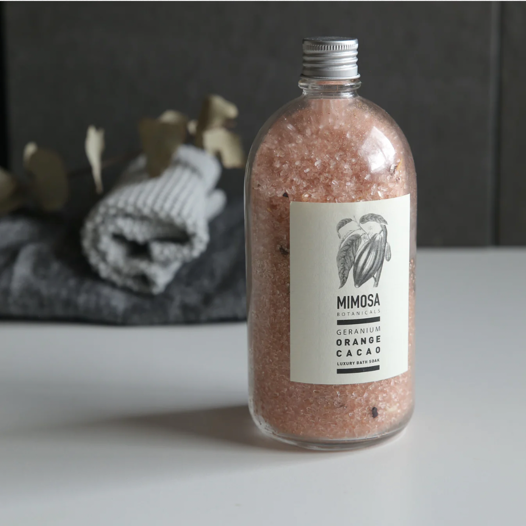 Mimosa Orange and Cacoa Bath Salts