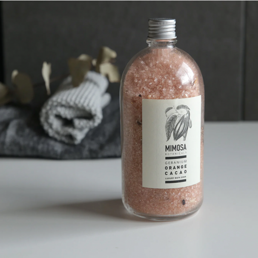 Mimosa Orange and Cacoa Bath Salts