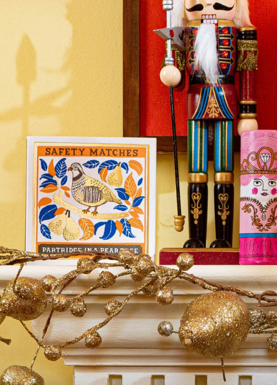 The Archivist's Luxury Matches 'Partridge in a pear tree'