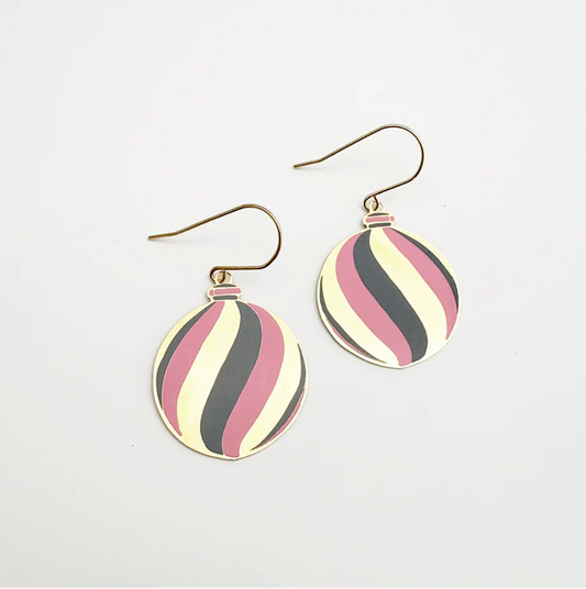 Denz Christmas Vintage Bauble Earrings