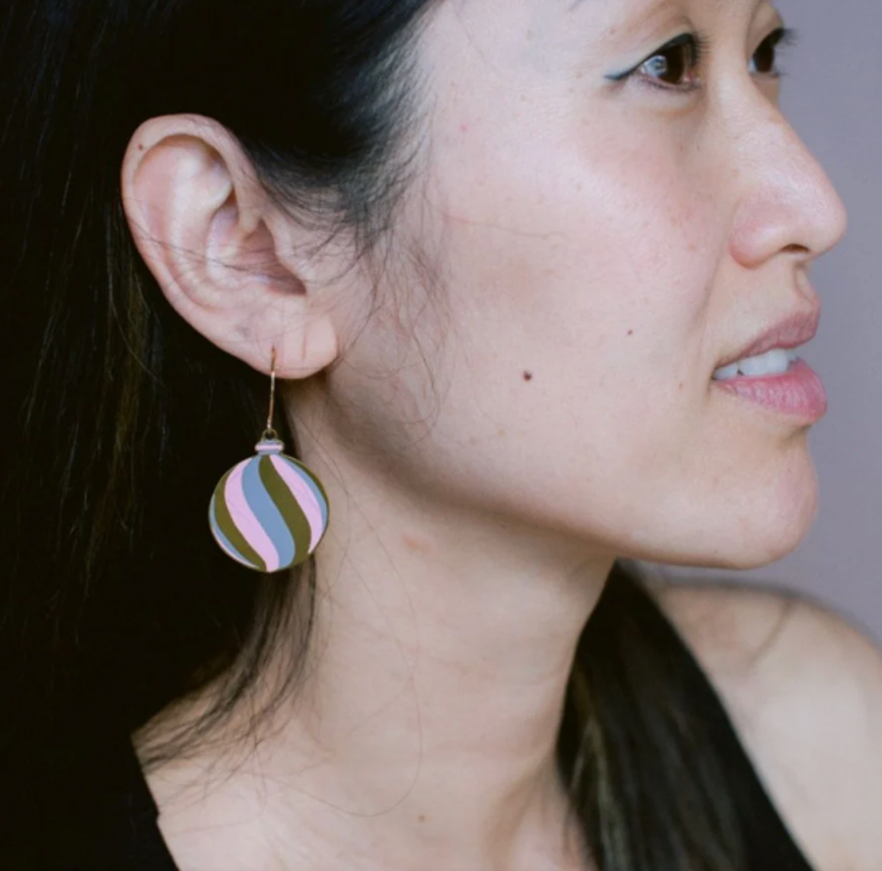 Denz Christmas Vintage Bauble Earrings