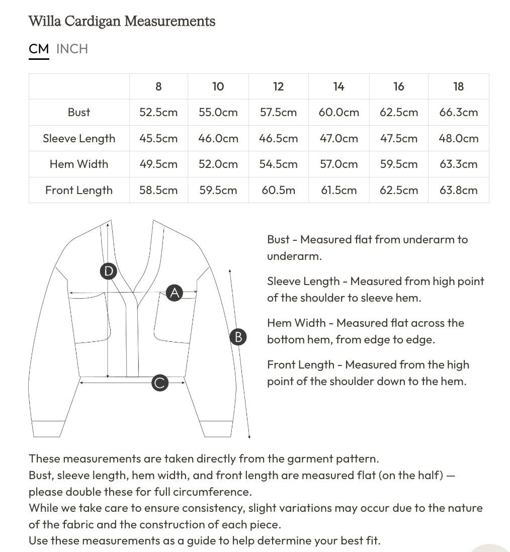 Nancybird Willa Cardigan