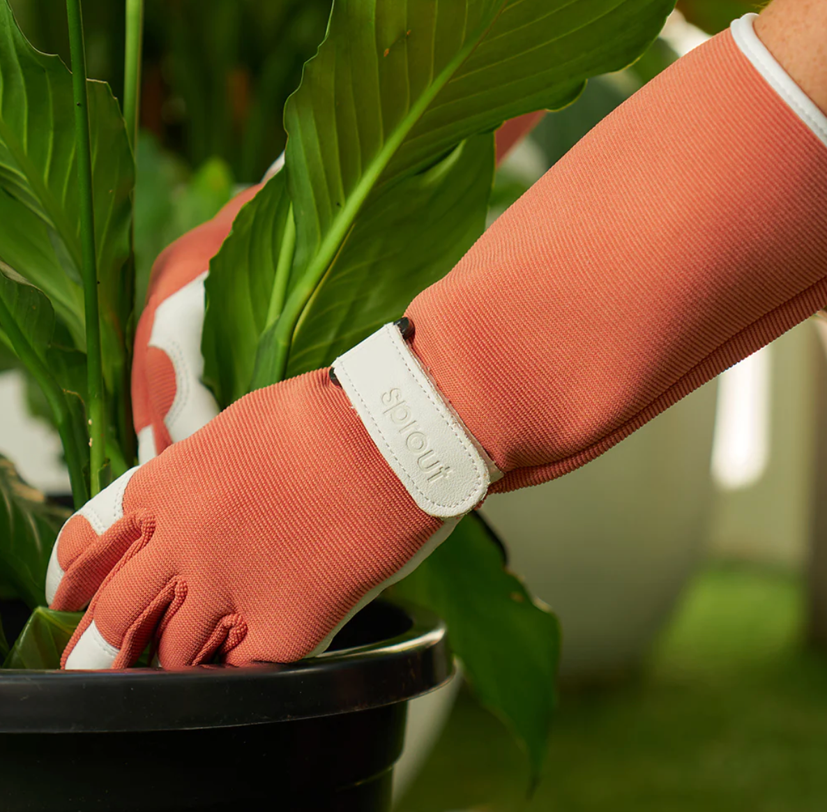 Sprout Long Sleeve Gardening Gloves
