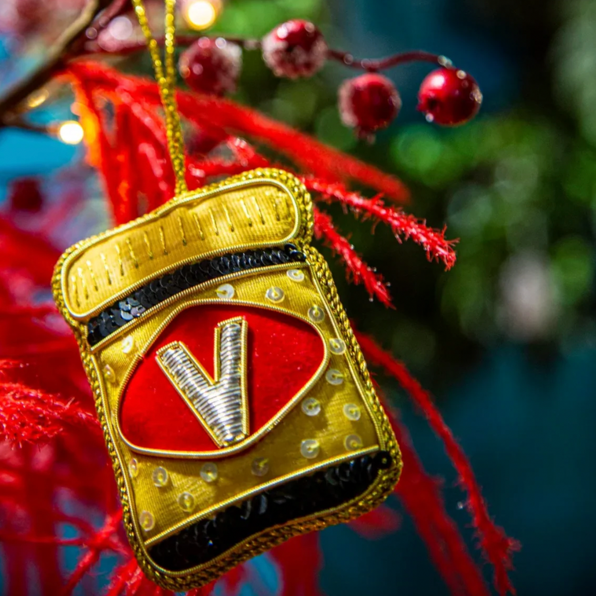 Vegemite Beaded Decoration