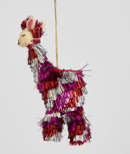 Shaggy Llama Tree Decoration