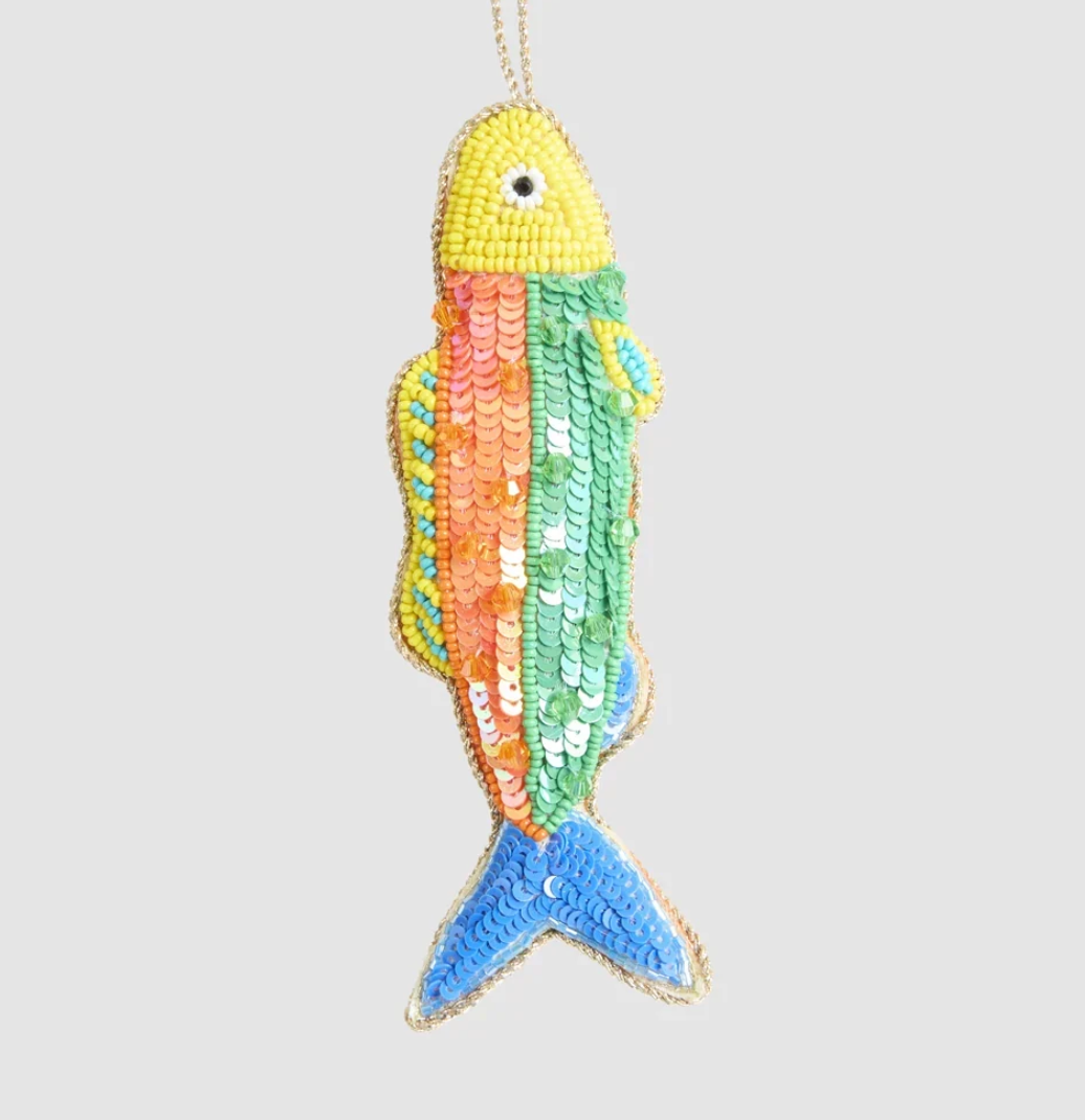 Sequin Fish Decoration - Multicolour