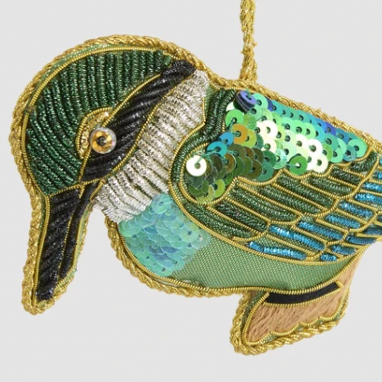 Kingfisher Beaded Decoration