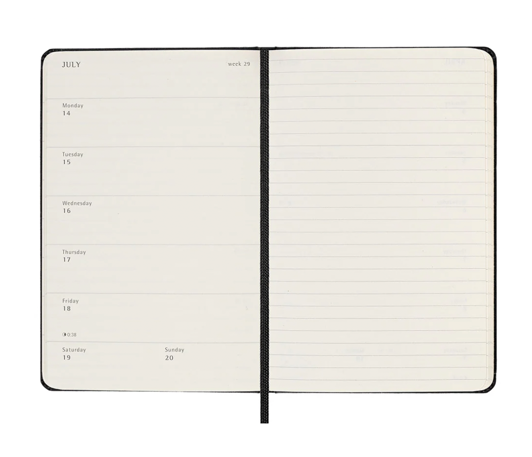 Moleskine Hardcover 2025 Pocket Diary