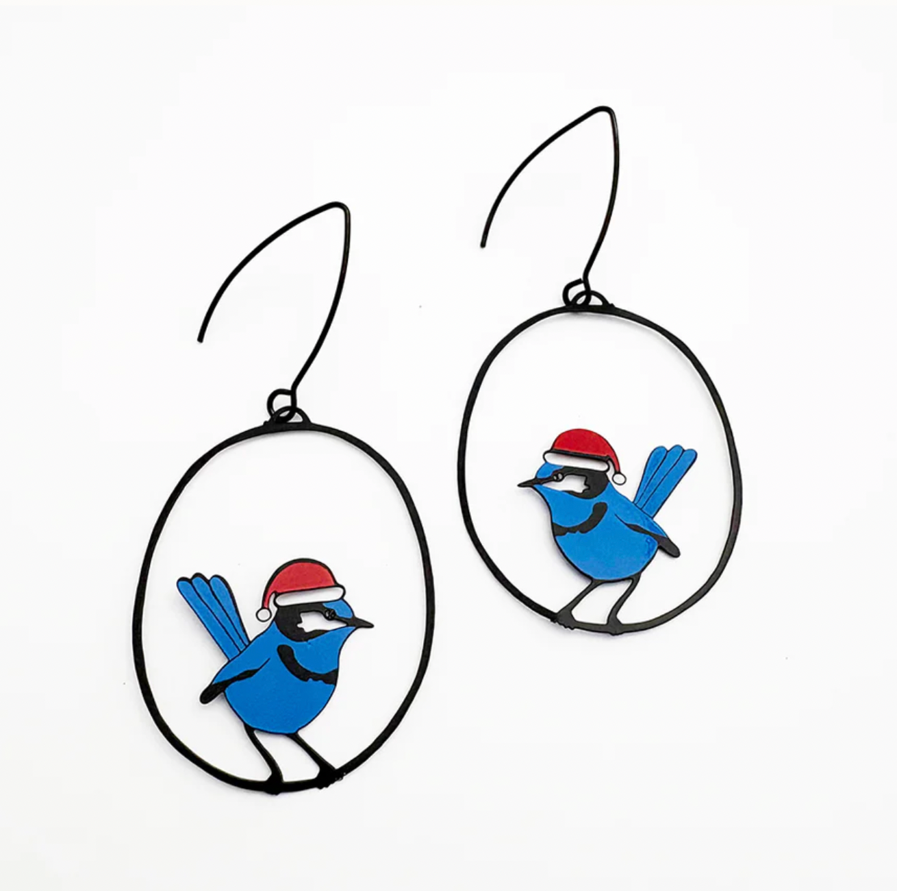 Denz Christmas Wren Earrings