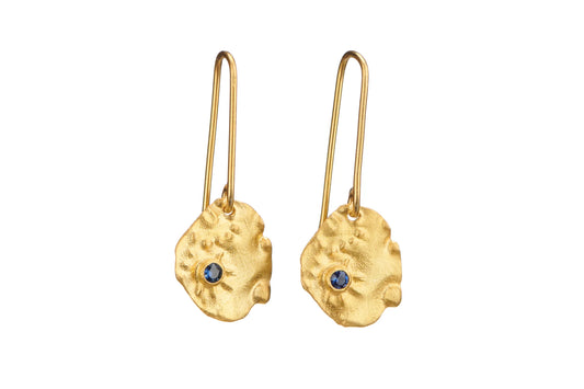 Shabana Jacobson Pharaohs Sapphire Drop Earrings