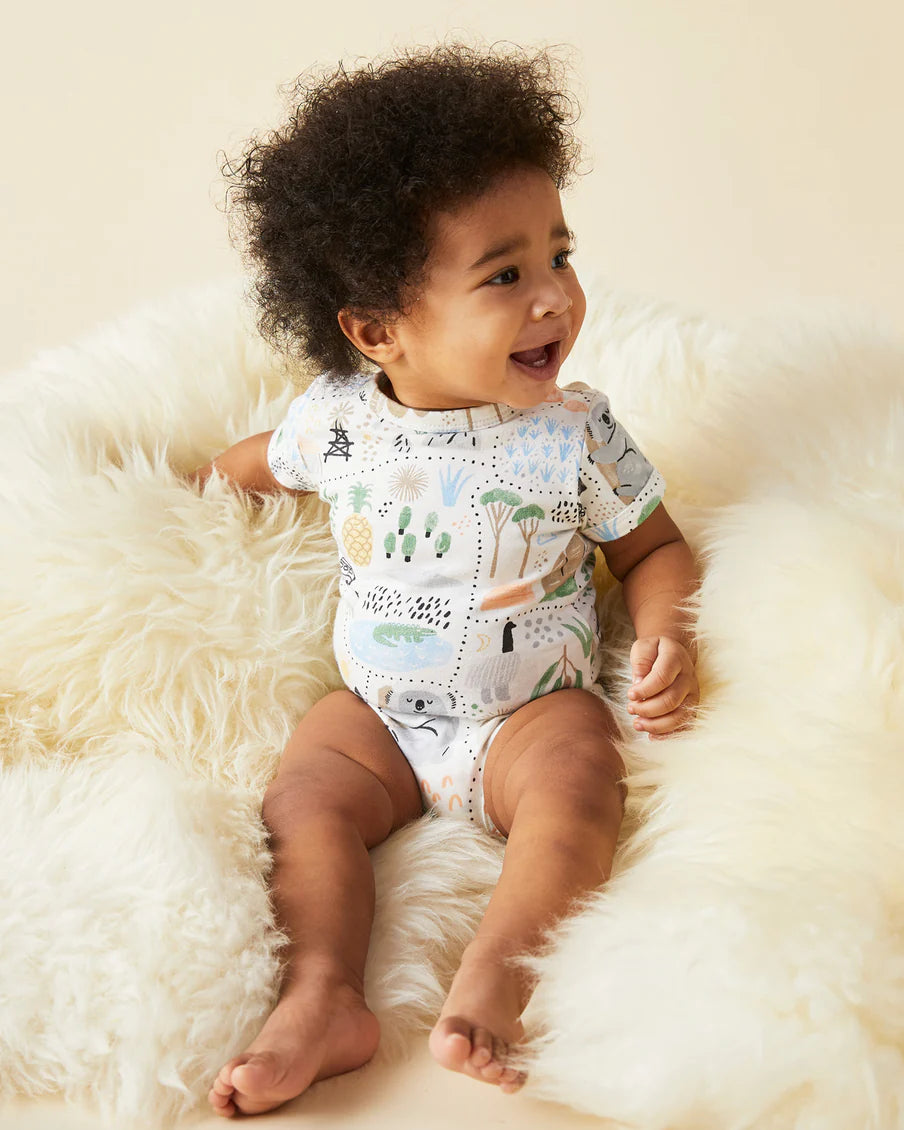 Halcyon Nights Big Adventures Short Sleeve Bodysuit