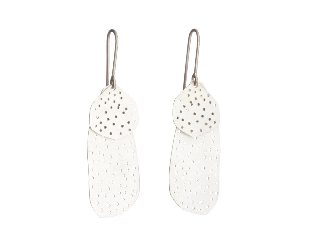 Shabana Jacobson Silver Dot Earrings