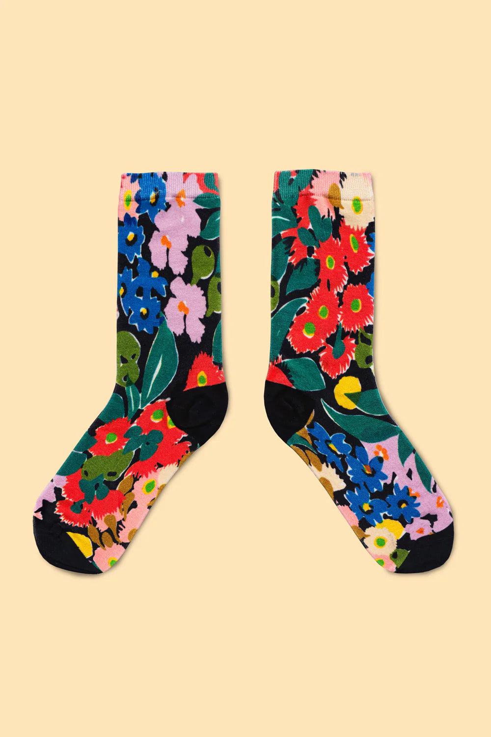 Julie White Bamboo Socks - Bush Bloom