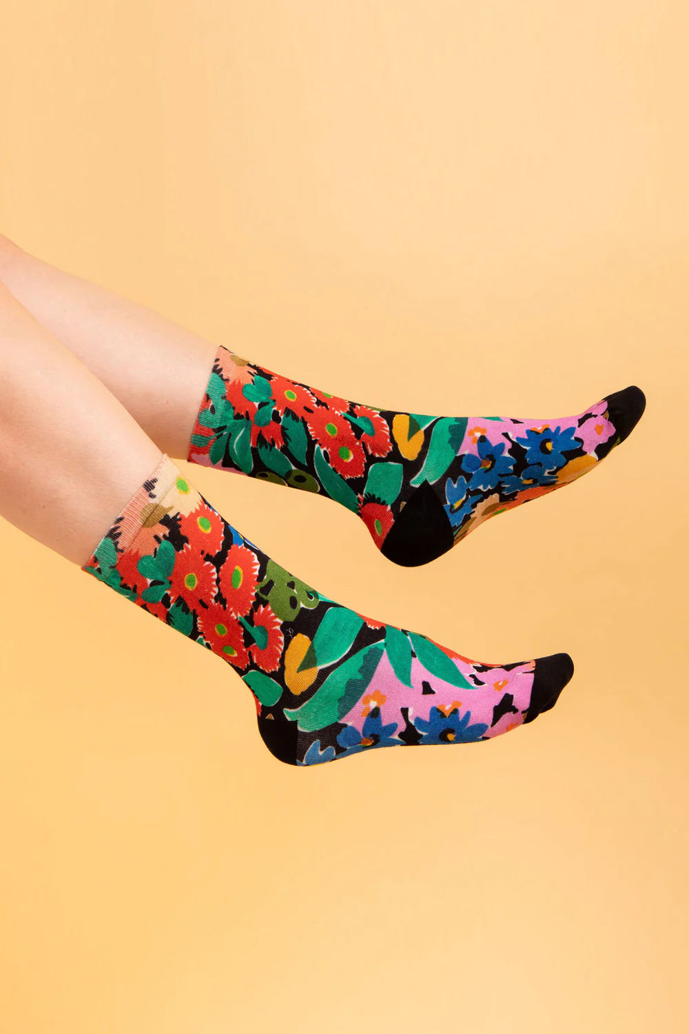 Julie White Bamboo Socks - Bush Bloom