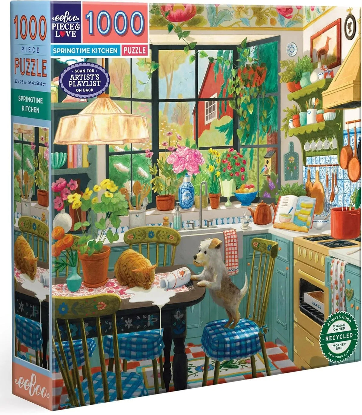 Springtime Kitchen - 1000 piece puzzle