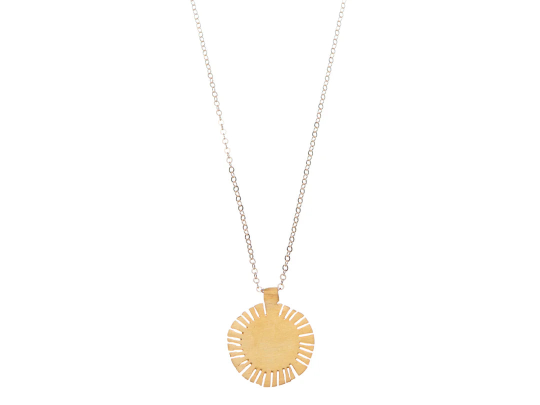 Shabana Jacobson Sun Slit Necklace - Gold