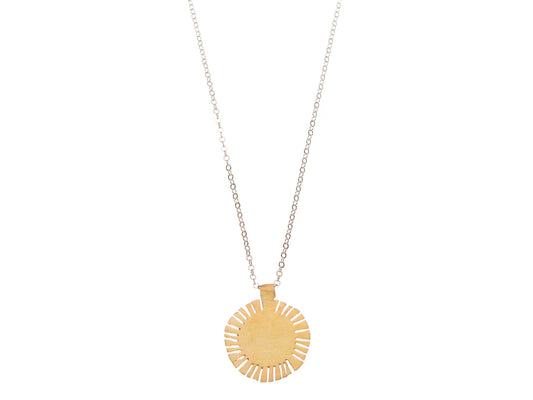 Shabana Jacobson Sun Slit Necklace - Gold