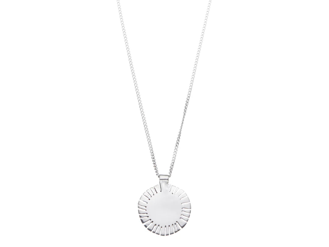 Shabana Jacobson Sun Slit Necklace - Silver