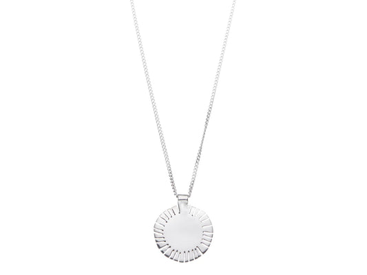 Shabana Jacobson Sun Slit Necklace - Silver