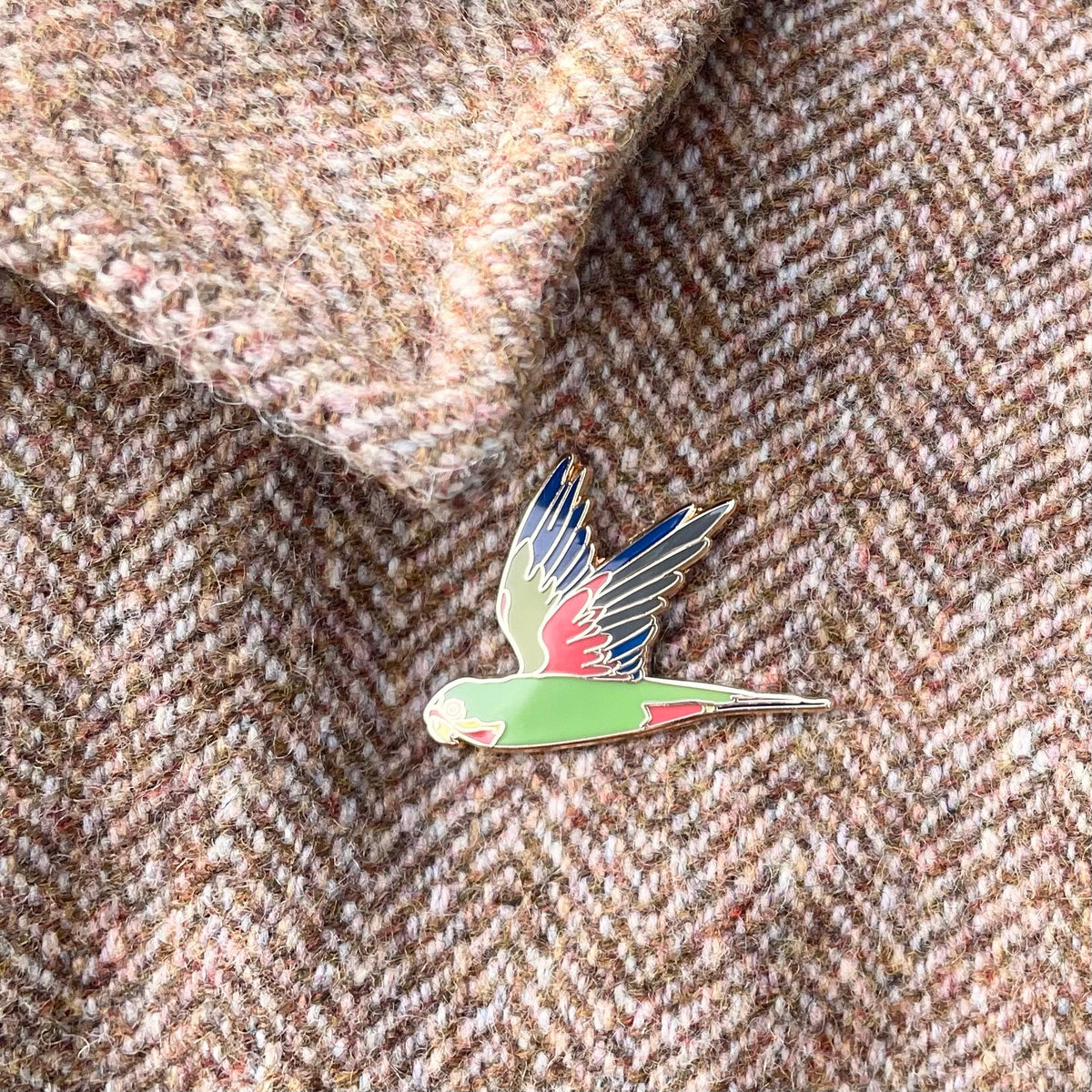 Bridget Farmer Swift Parrot - Enamel Pin