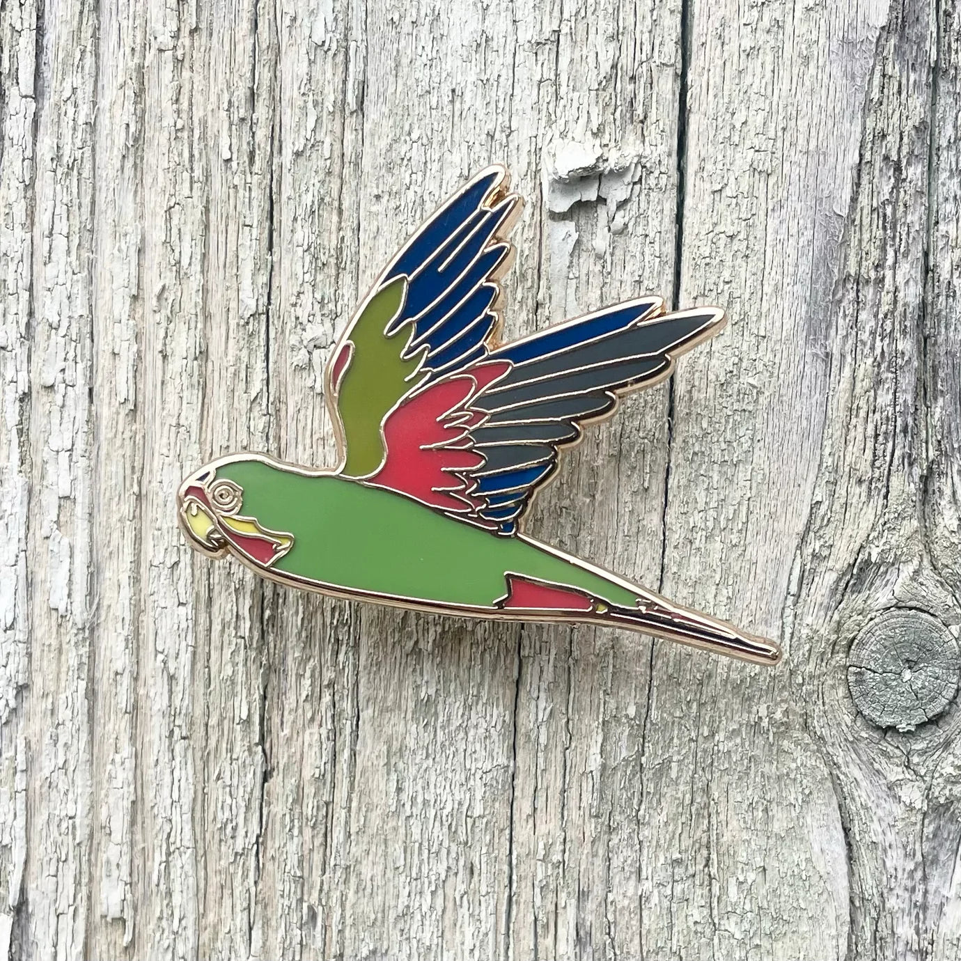 Bridget Farmer Swift Parrot - Enamel Pin