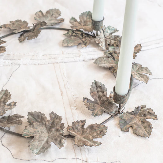 Table Wreath - Four Taper Candle Holder