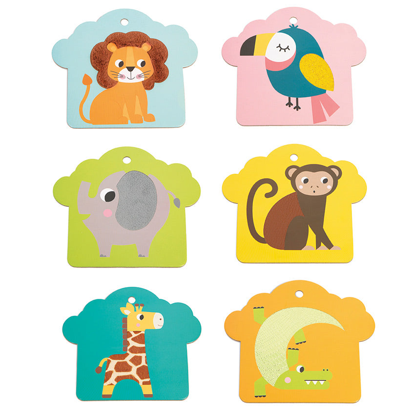 Janod Tactile Cards - Savannah