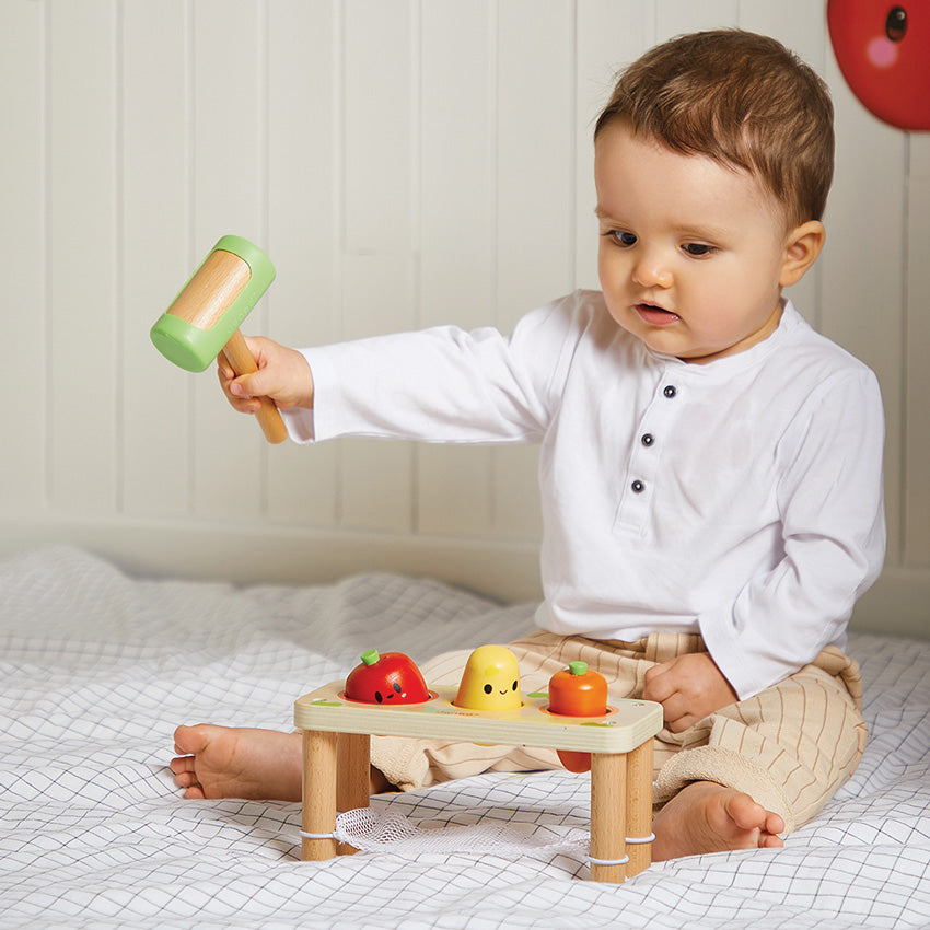 Janod Tap Tap Vegetable Game