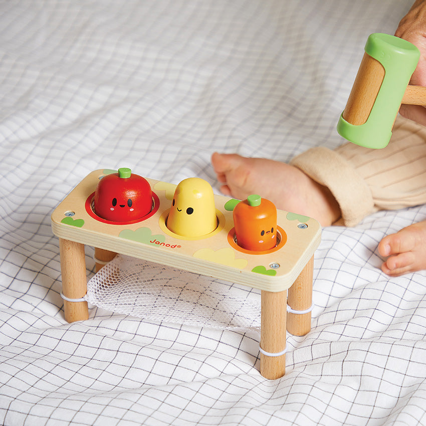 Janod Tap Tap Vegetable Game