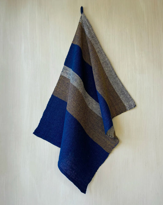 Loom Designs Dark Indigo Tea Towel