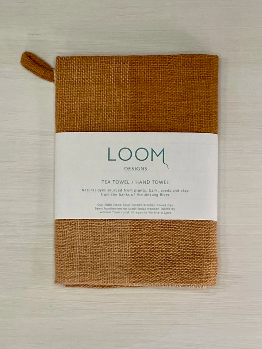 Loom Cinnamon Tea Towel