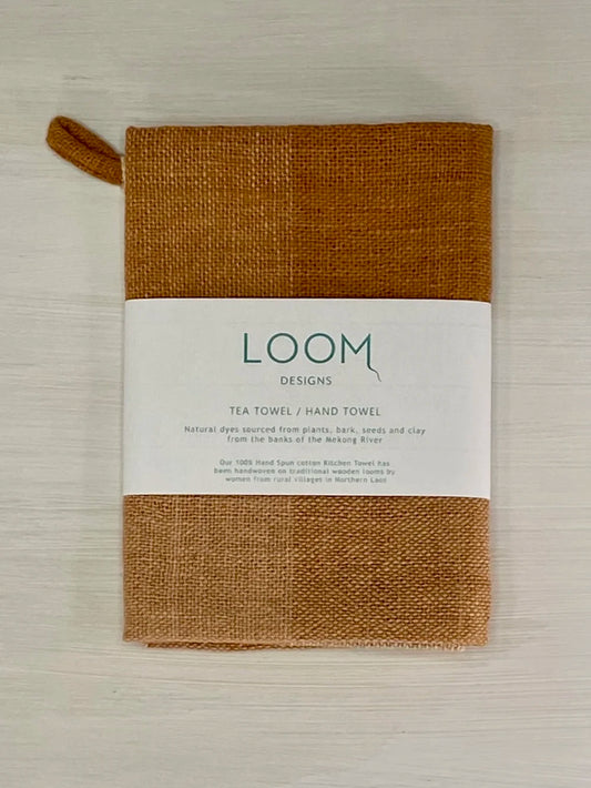 Loom Cinnamon Tea Towel