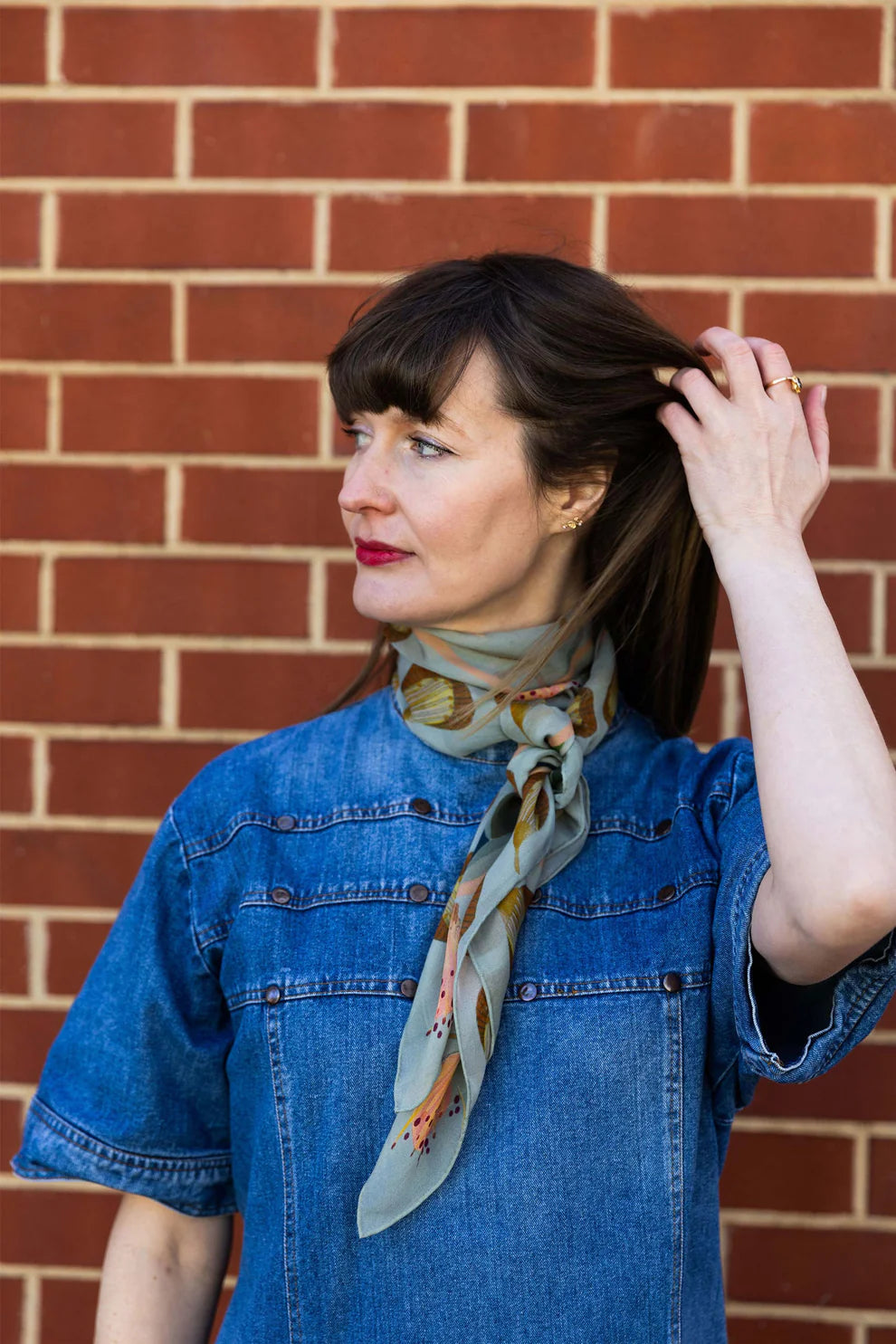 Dana Kinter "The Small Things" Silk Chiffon Scarf