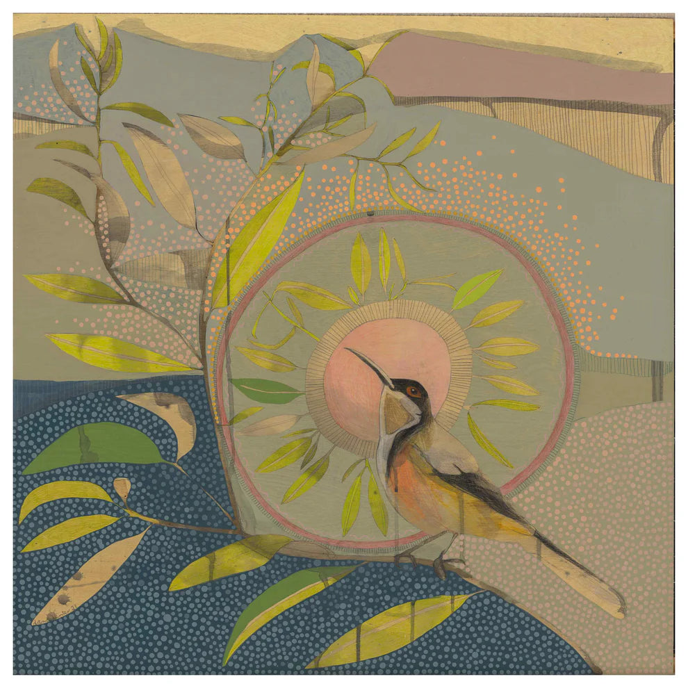 Dana Kinter "The Song that Kissed the Garden" mini print