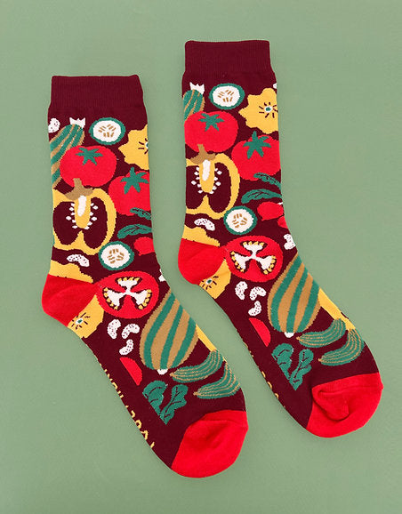 Togetherness Socks - Veggie Medley