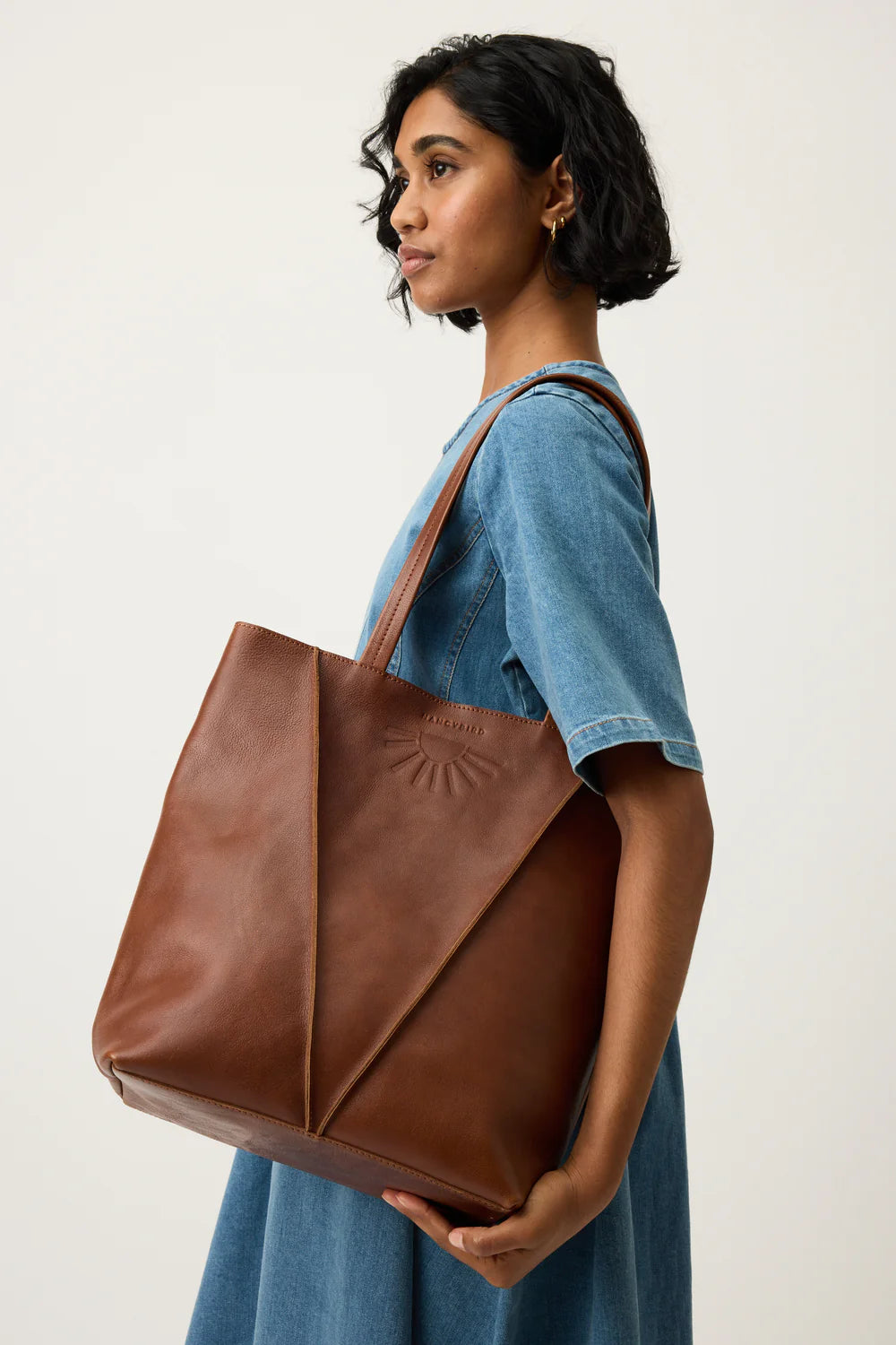 Nancybird Tri Tote - Tobacco