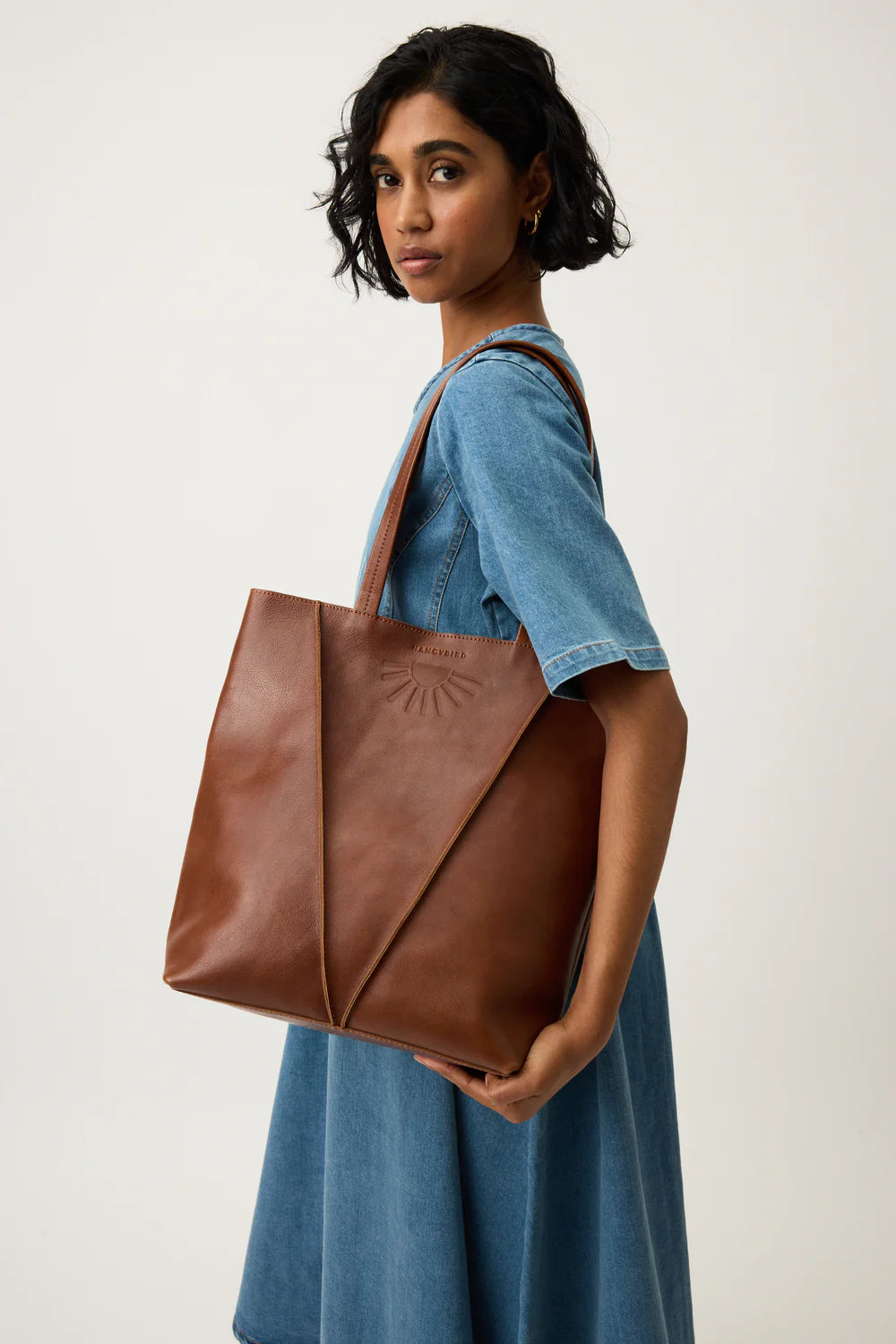 Nancybird Tri Tote - Tobacco