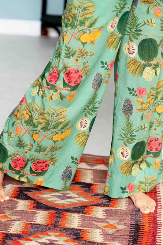 Lazybones Ollie Pant - "Tropics" Cotton