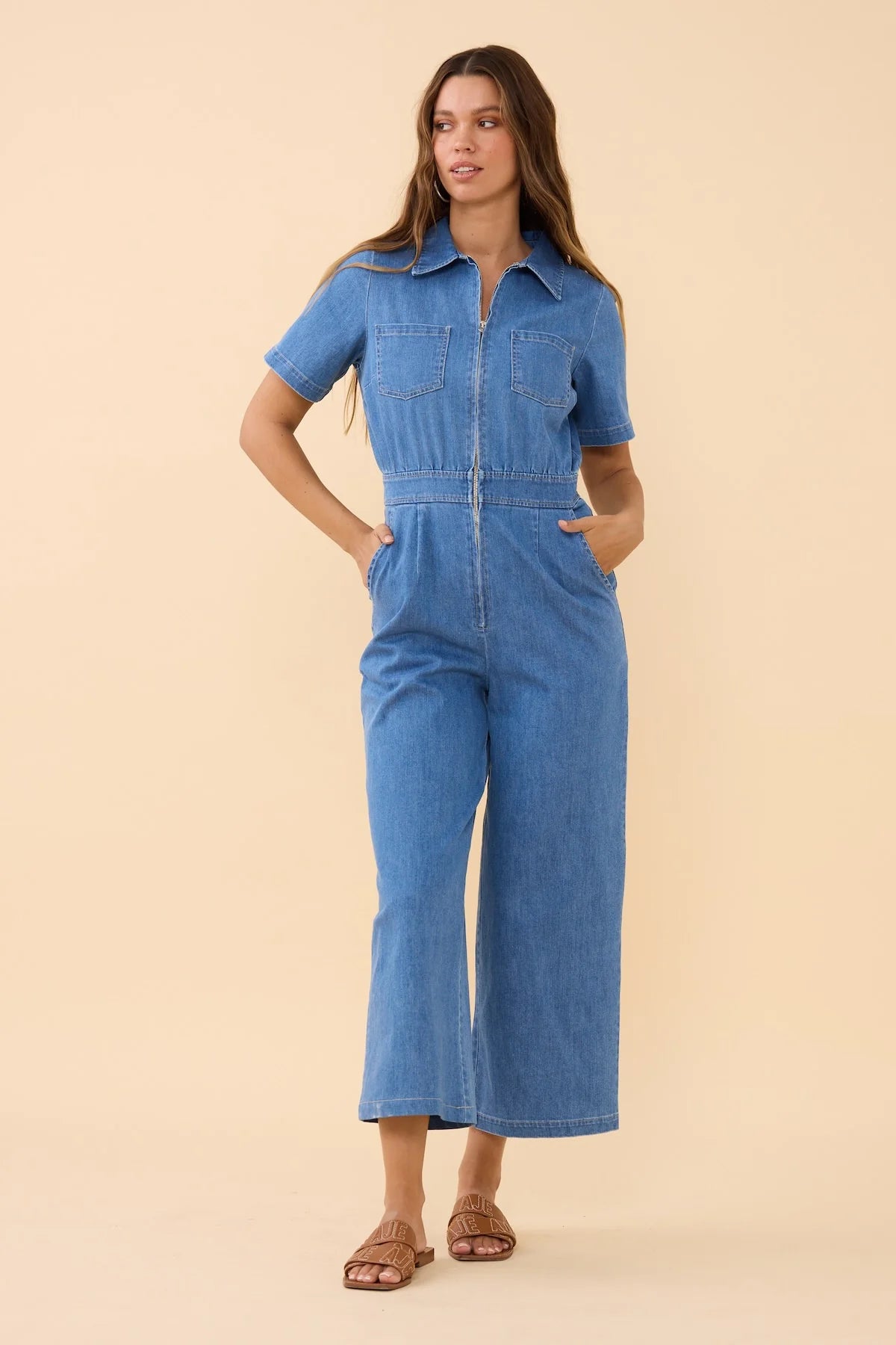 Vintage Wash Denim Freestyler Jumpsuit - Frock Me Out