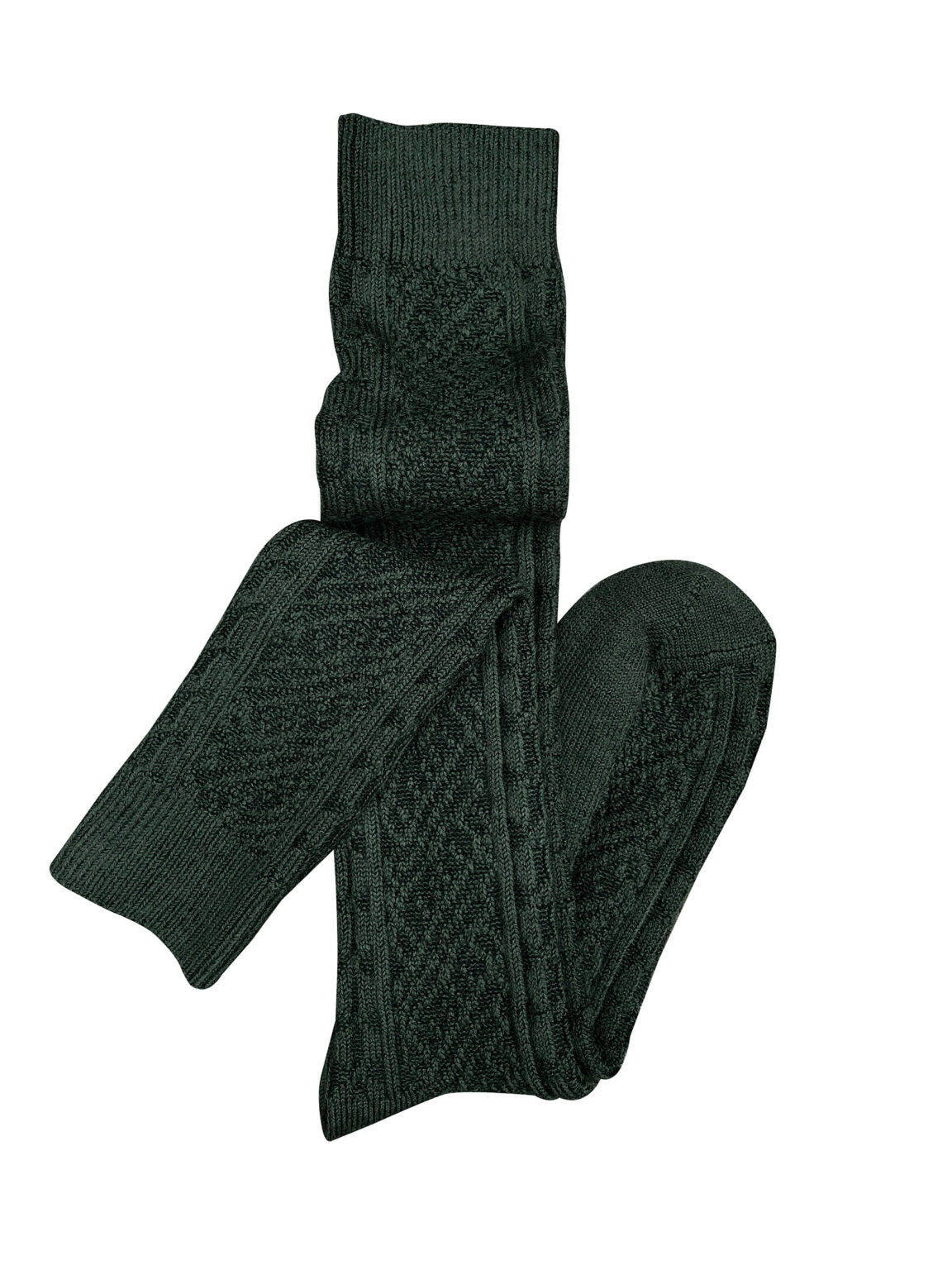 Tightology ‘Vintage' Long Merino Sock - Green