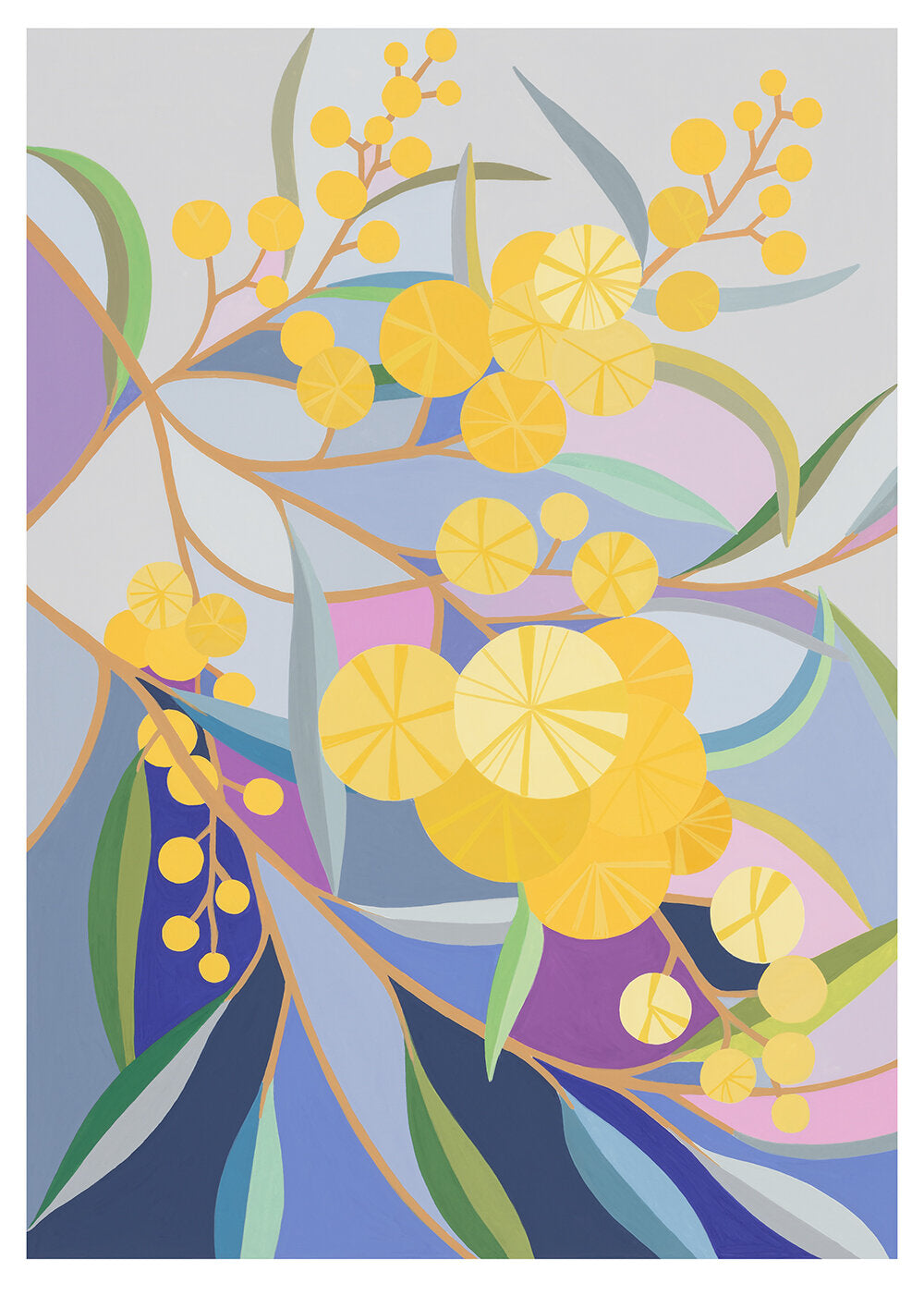 Claire Ishino Wattle on my Walk A5 Numbered Print
