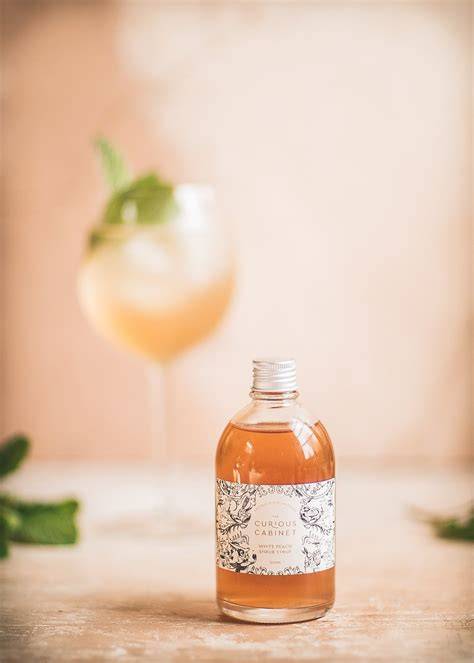 White Peach Shrub Syrups 250ml