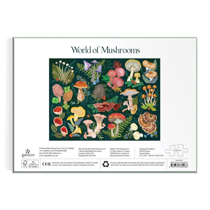 World of Mushrooms - 1000 piece puzzle