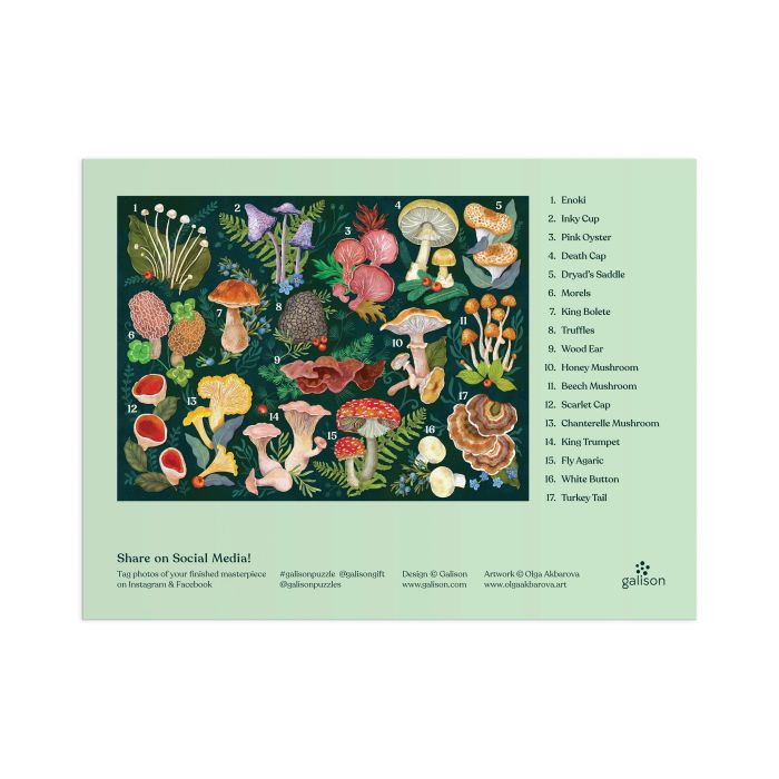 World of Mushrooms - 1000 piece puzzle