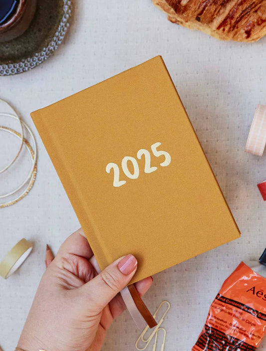 Write To Me 2025 Pocket Planner - Mustard